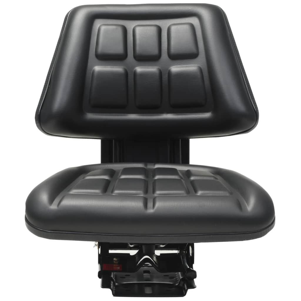 vidaXL Tractor Seat | Black | Steel frame, PVC upholstery | Universal