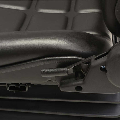 142319 vidaXL Forklift & Tractor Seat with Suspension and Adjustable Backrest