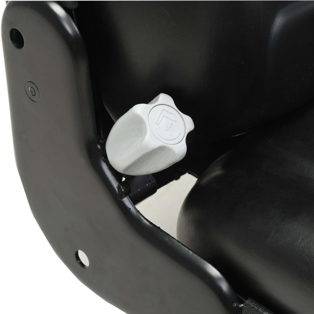 vidaXL Forklift & Tractor Seat with Suspension and Adjustable Backrest