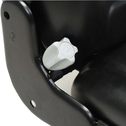 vidaXL Forklift & Tractor Seat with Suspension and Adjustable Backrest