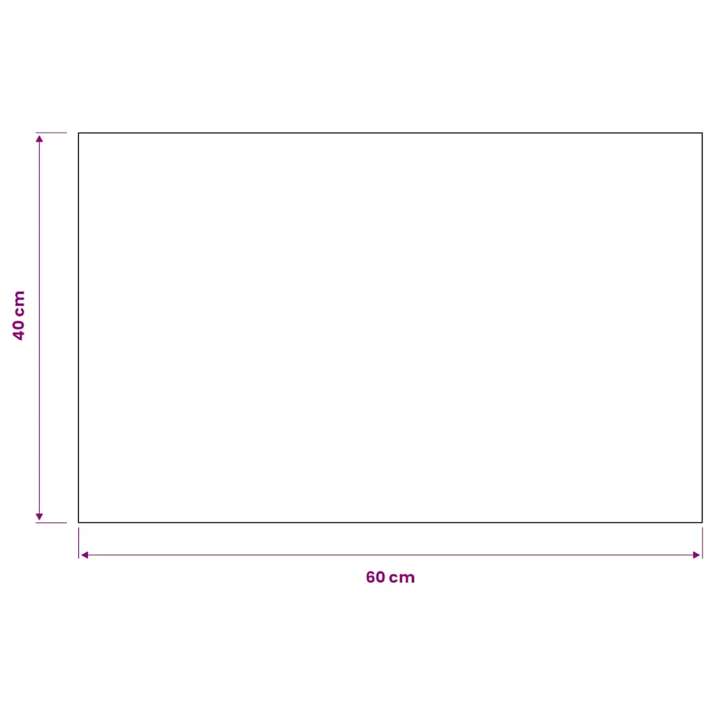 vidaXL Dust Control Mat Rectangular Tufted 40x60 cm Anthracite