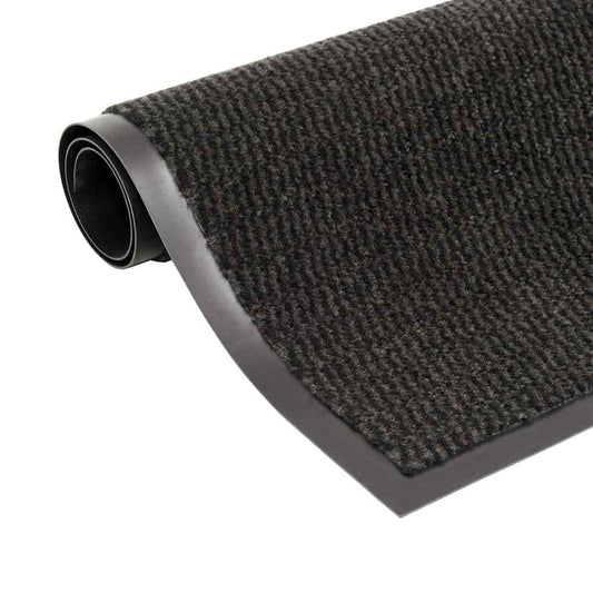 132703 vidaXL Dust Control Mat Rectangular Tufted 40x60 cm Black
