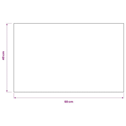 vidaXL Dust Control Mat Rectangular Tufted 40x60 cm Black