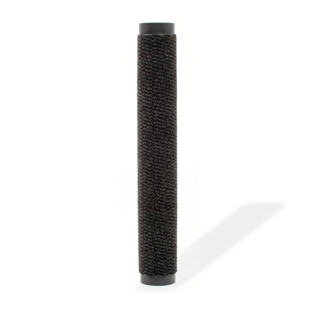 vidaXL Dust Control Mat Rectangular Tufted 60x90 cm Black