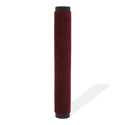 132708 vidaXL Dust Control Mat Rectangular Tufted 60x90 cm Red