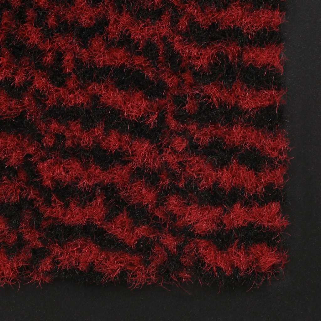 132708 vidaXL Dust Control Mat Rectangular Tufted 60x90 cm Red