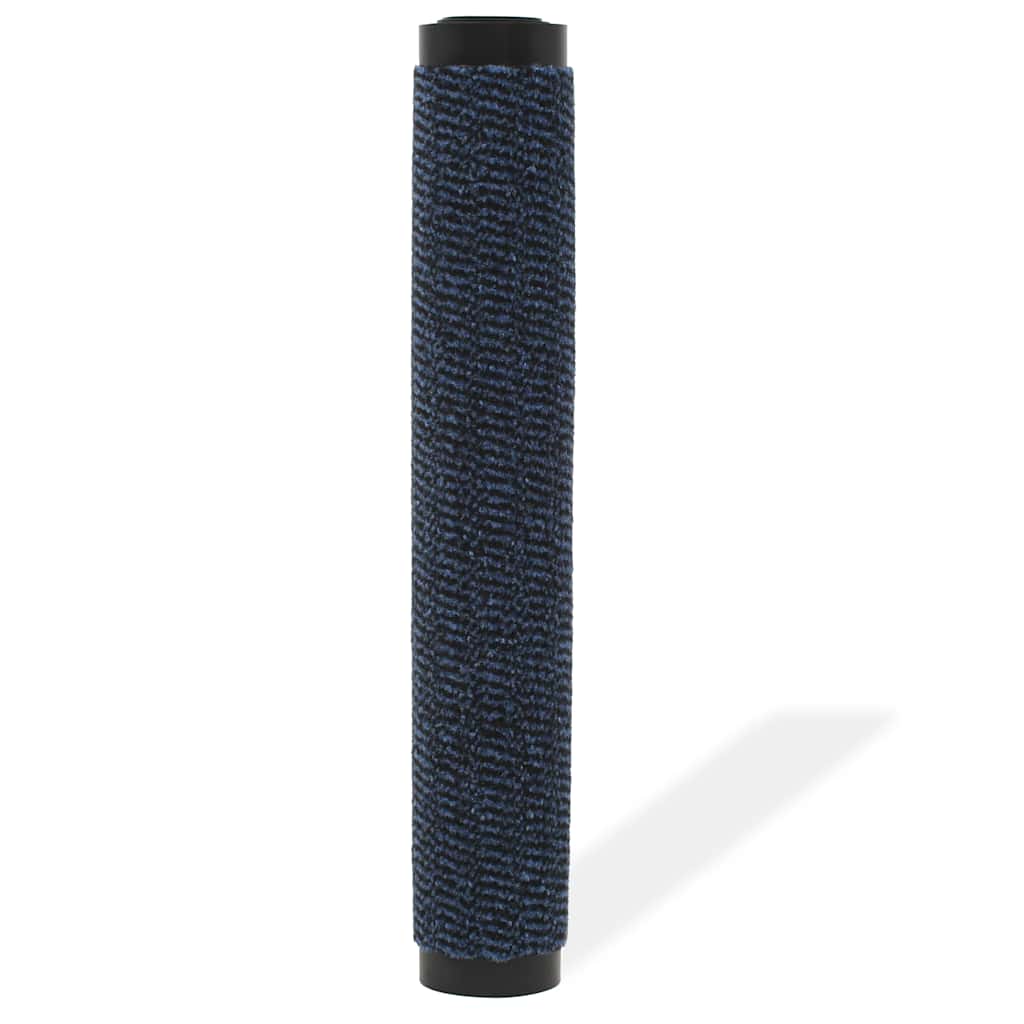 132709 vidaXL Dust Control Mat Rectangular Tufted 60x90 cm Blue