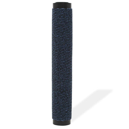 132709 vidaXL Dust Control Mat Rectangular Tufted 60x90 cm Blue