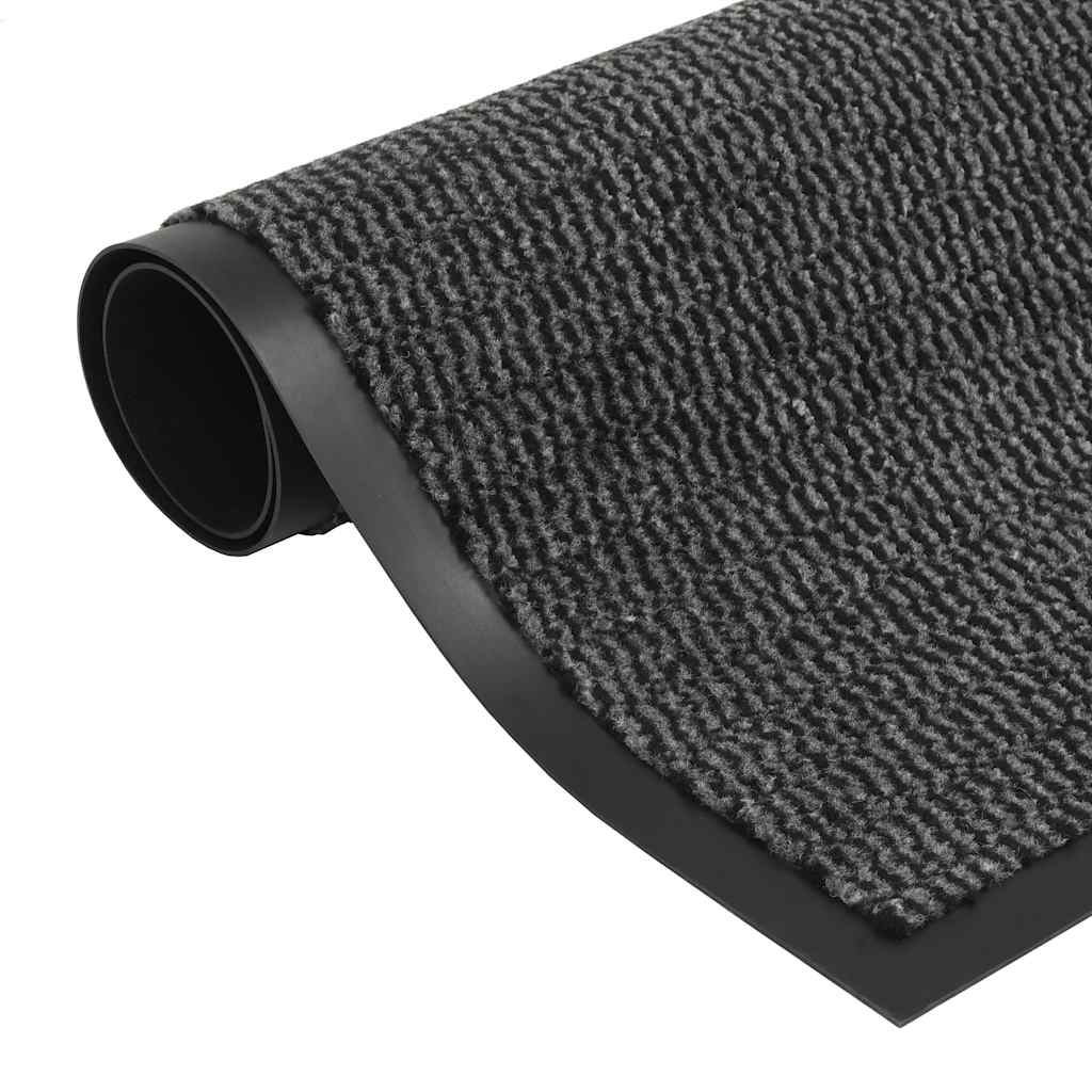 132710 vidaXL Dust Control Mat Rectangular Tufted 80x120 cm Anthracite
