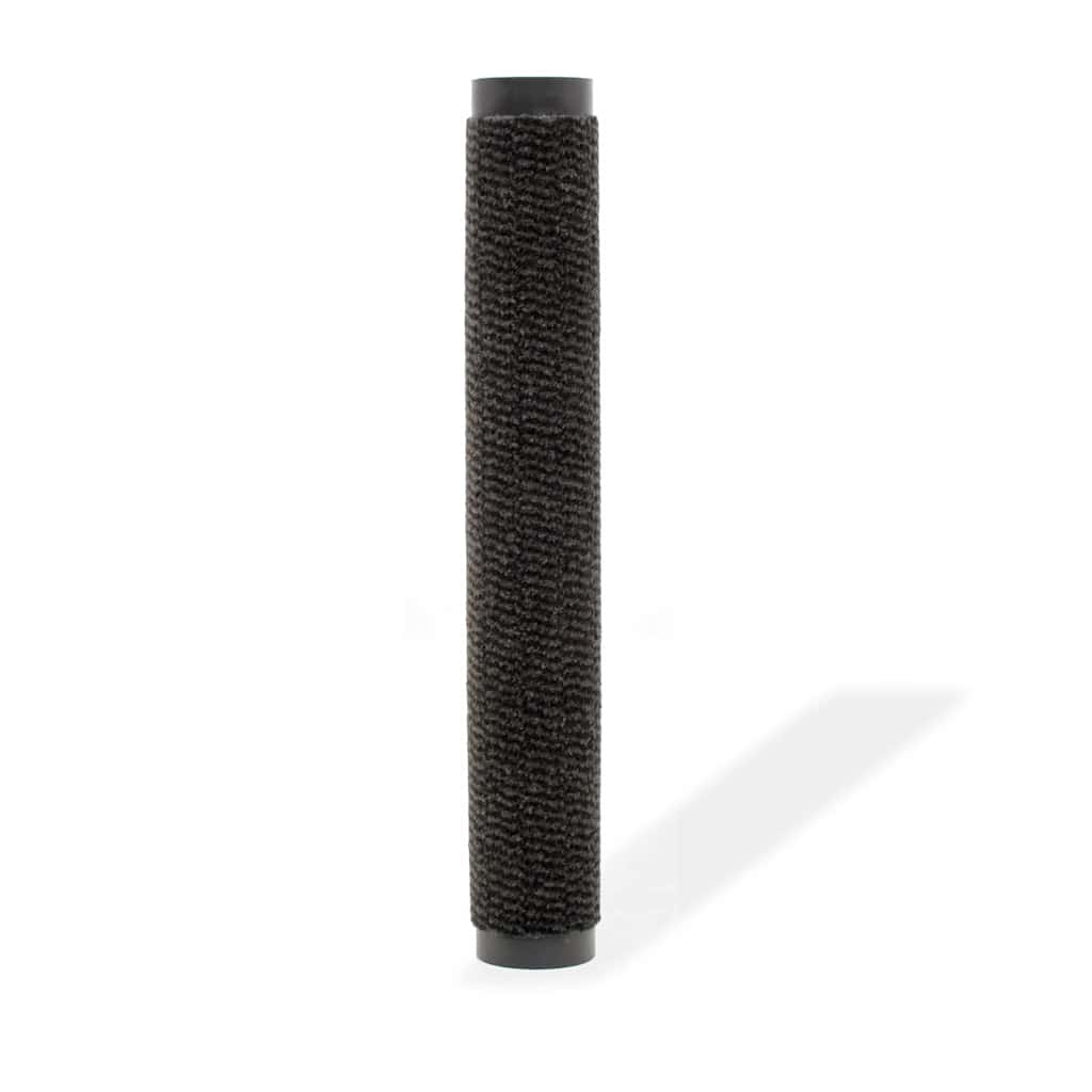 132711 vidaXL Dust Control Mat Rectangular Tufted 80x120 cm Black