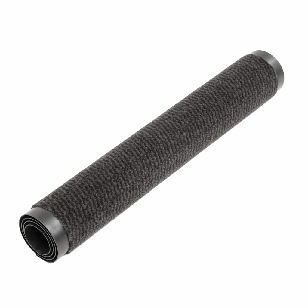 132711 vidaXL Dust Control Mat Rectangular Tufted 80x120 cm Black