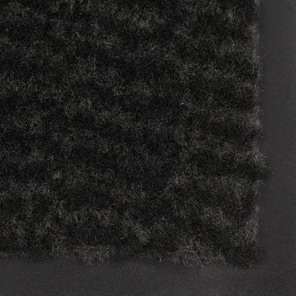 vidaXL Dust Control Mat Rectangular Tufted 80x120 cm Black