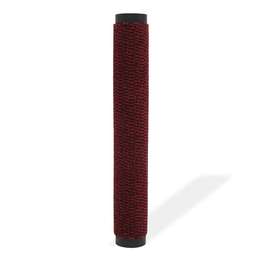 vidaXL Dust Control Mat Rectangular Tufted 80x120 cm Red