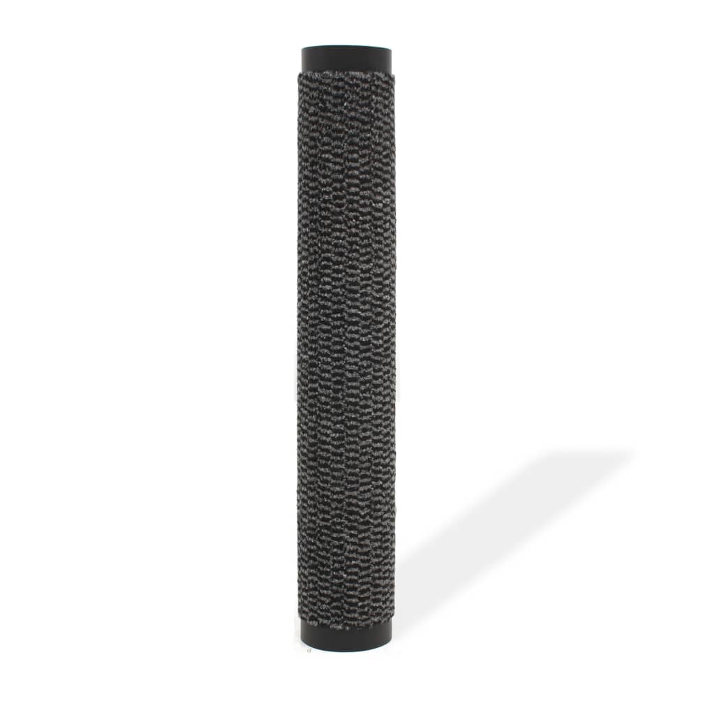 132714 vidaXL Dust Control Mat Rectangular Tufted 90x150 cm Anthracite