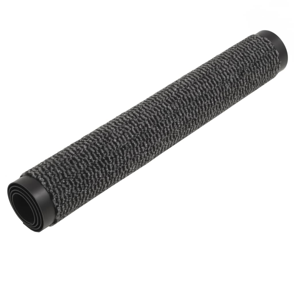 132714 vidaXL Dust Control Mat Rectangular Tufted 90x150 cm Anthracite