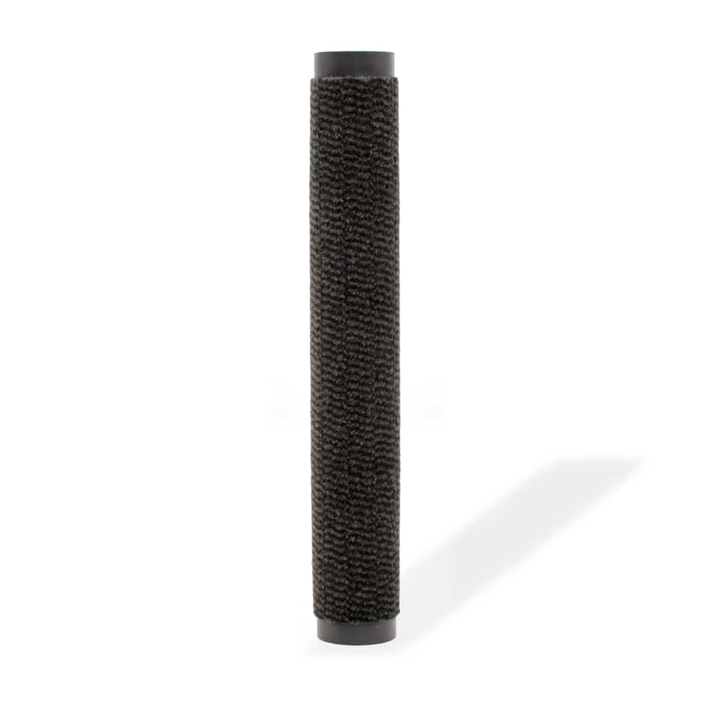 132715 vidaXL Dust Control Mat Rectangular Tufted 90x150 cm Black