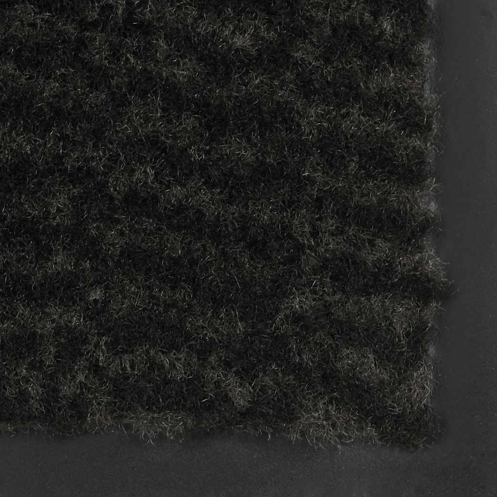 132715 vidaXL Dust Control Mat Rectangular Tufted 90x150 cm Black