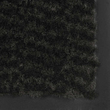 132715 vidaXL Dust Control Mat Rectangular Tufted 90x150 cm Black