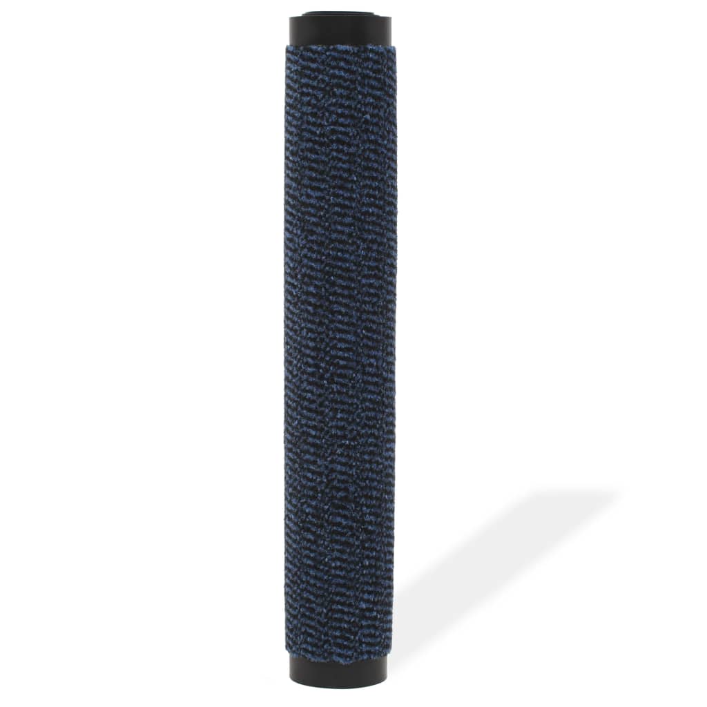 132717 vidaXL Dust Control Mat Rectangular Tufted 90x150 cm Blue