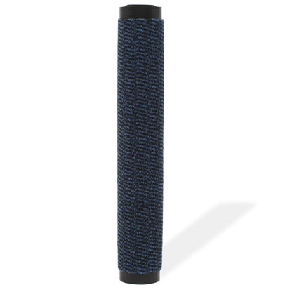132717 vidaXL Dust Control Mat Rectangular Tufted 90x150 cm Blue