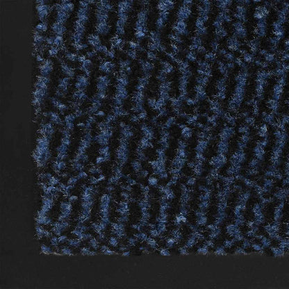 132717 vidaXL Dust Control Mat Rectangular Tufted 90x150 cm Blue