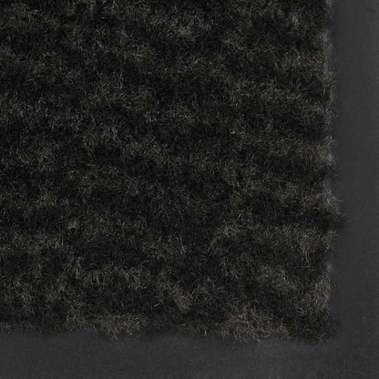132719 vidaXL Dust Control Mat Rectangular Tufted 120x180 cm Black