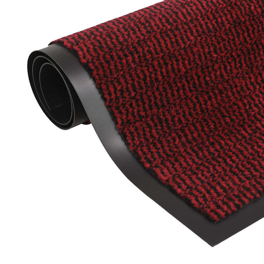132720 vidaXL Dust Control Mat Rectangular Tufted 120x180 cm Red