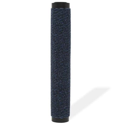 132721 vidaXL Dust Control Mat Rectangular Tufted 120x180 cm Blue