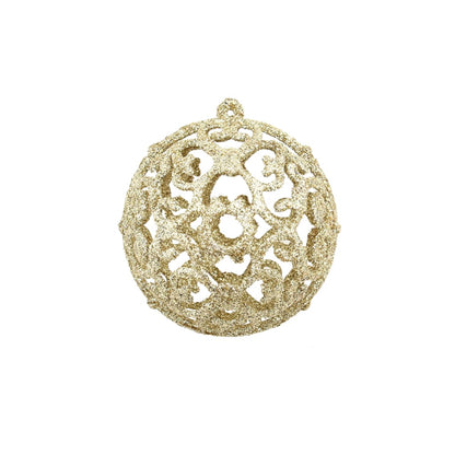 245708 vidaXL 100 Piece Christmas Ball Set 3/4/6 cm Gold