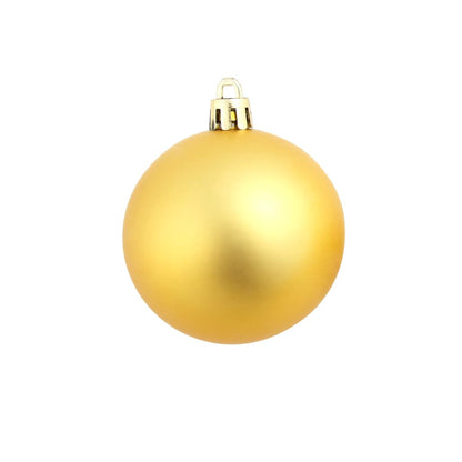 245708 vidaXL 100 Piece Christmas Ball Set 3/4/6 cm Gold