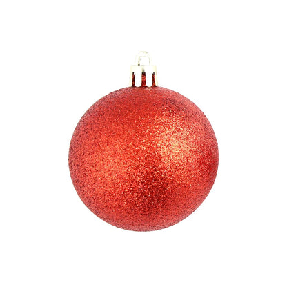 245710 vidaXL 100 Piece Christmas Ball Set 3/4/6 cm Red