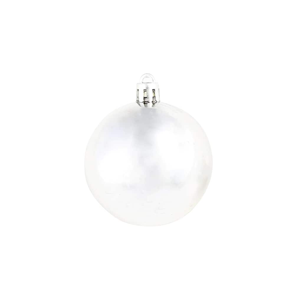 245712 vidaXL 100 Piece Christmas Ball Set 3/4/6 cm Silver
