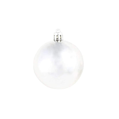 245712 vidaXL 100 Piece Christmas Ball Set 3/4/6 cm Silver