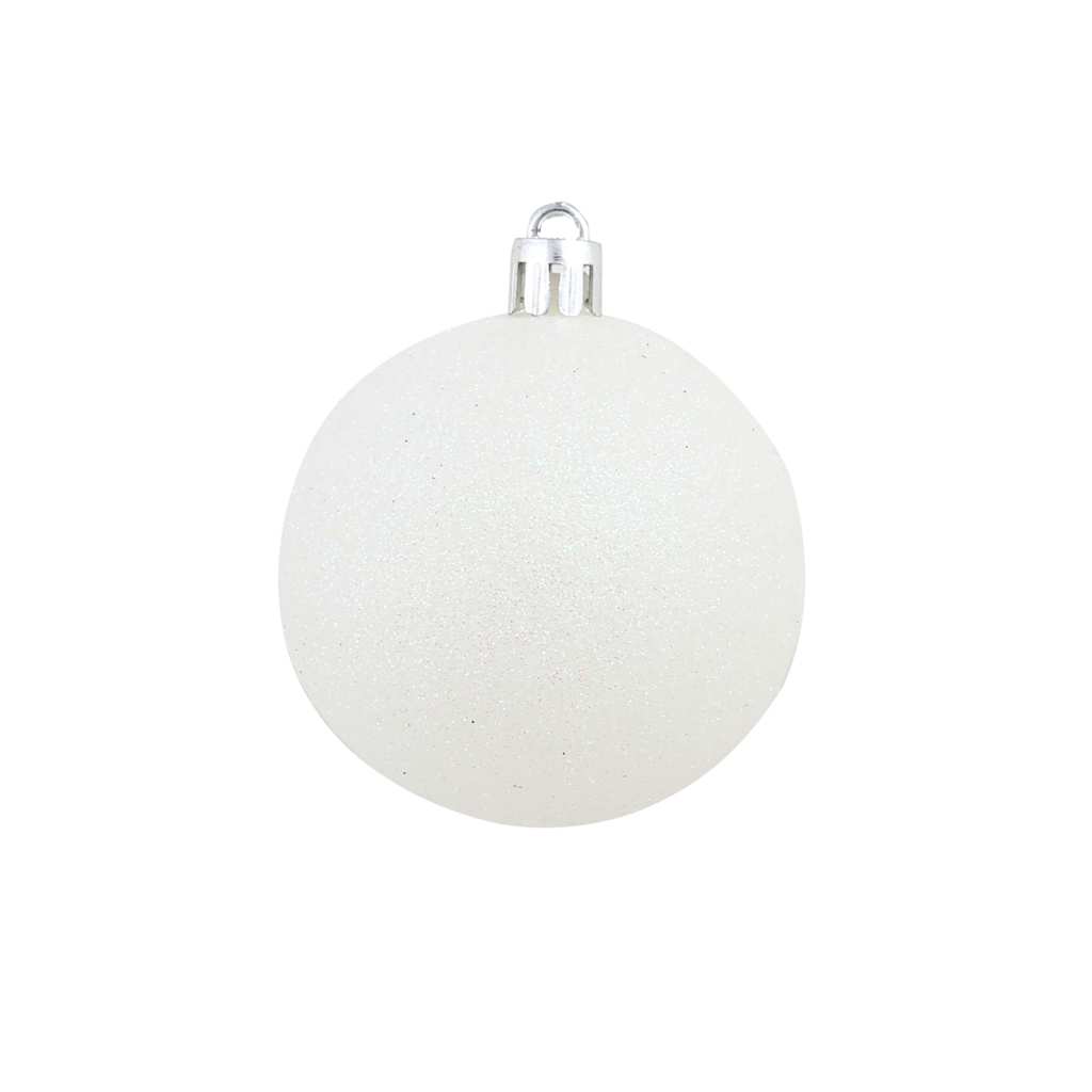 245717 vidaXL 100 Piece Christmas Ball Set 3/4/6 cm White/Grey