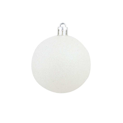 245717 vidaXL 100 Piece Christmas Ball Set 3/4/6 cm White/Grey