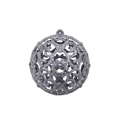 245717 vidaXL 100 Piece Christmas Ball Set 3/4/6 cm White/Grey