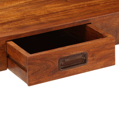 vidaXL Desk Solid Acacia Wood Honey Finish 110x50x76 cm