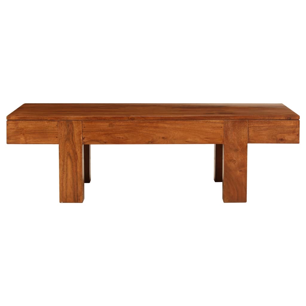 vidaXL Coffee Table | Honey | Solid Acacia wood | 100 x 50 x 30 cm |  Durable