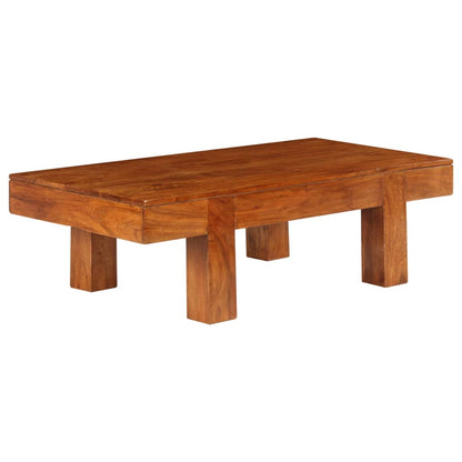 vidaXL Coffee Table | Honey | Solid Acacia wood | 100 x 50 x 30 cm |  Durable