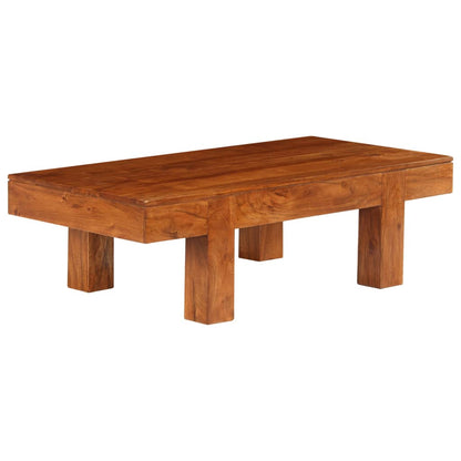 vidaXL Coffee Table | Honey | Solid Acacia wood | 100 x 50 x 30 cm |  Durable