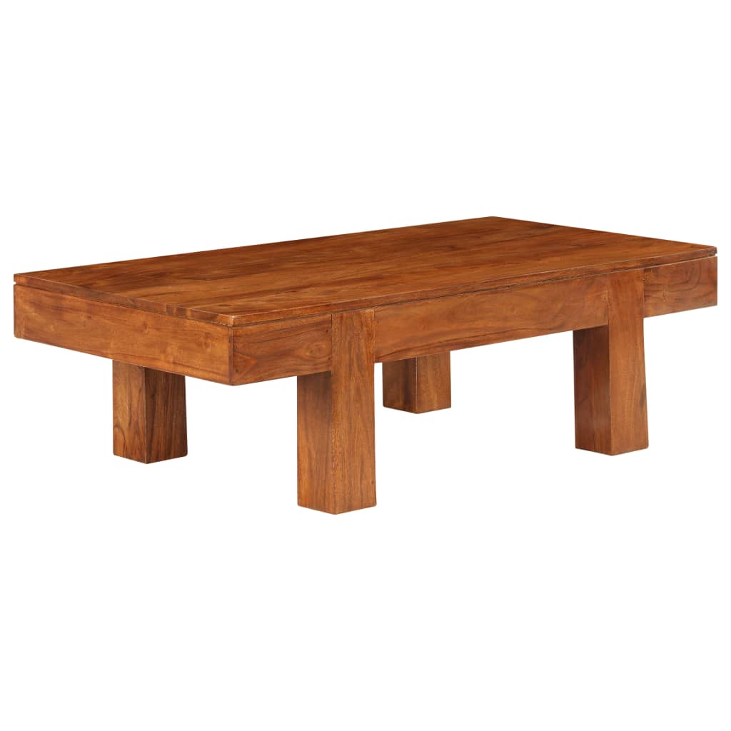 vidaXL Coffee Table | Honey | Solid Acacia wood | 100 x 50 x 30 cm |  Durable