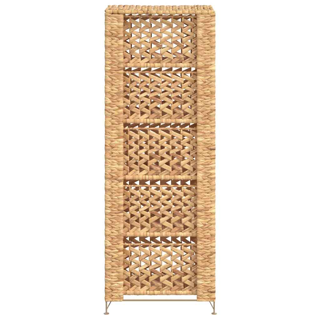vidaXL Storage Unit with 5 Baskets 25.5x37x100 cm Water Hyacinth