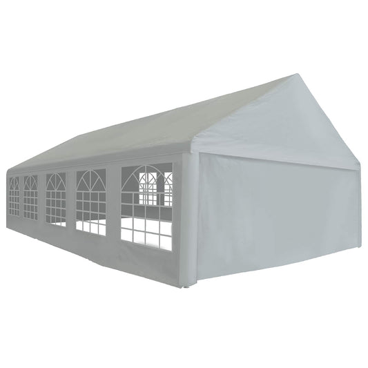 vidaXL Tent Fabric without Frame Grey 10 x 5 m PE