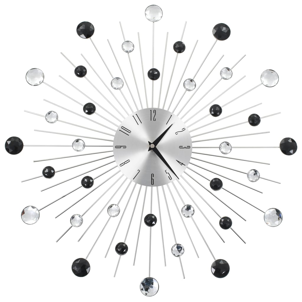 50641 vidaXL Wall Clock with Quartz Movement Modern Design 50 cm