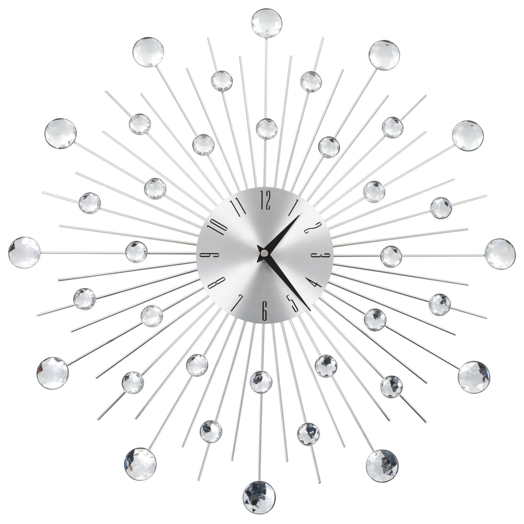 50642 vidaXL Wall Clock with Quartz Movement Modern Design 50 cm