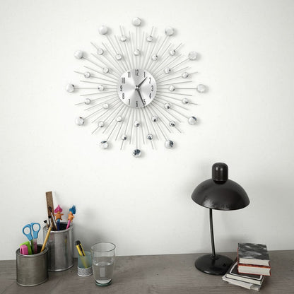 50642 vidaXL Wall Clock with Quartz Movement Modern Design 50 cm