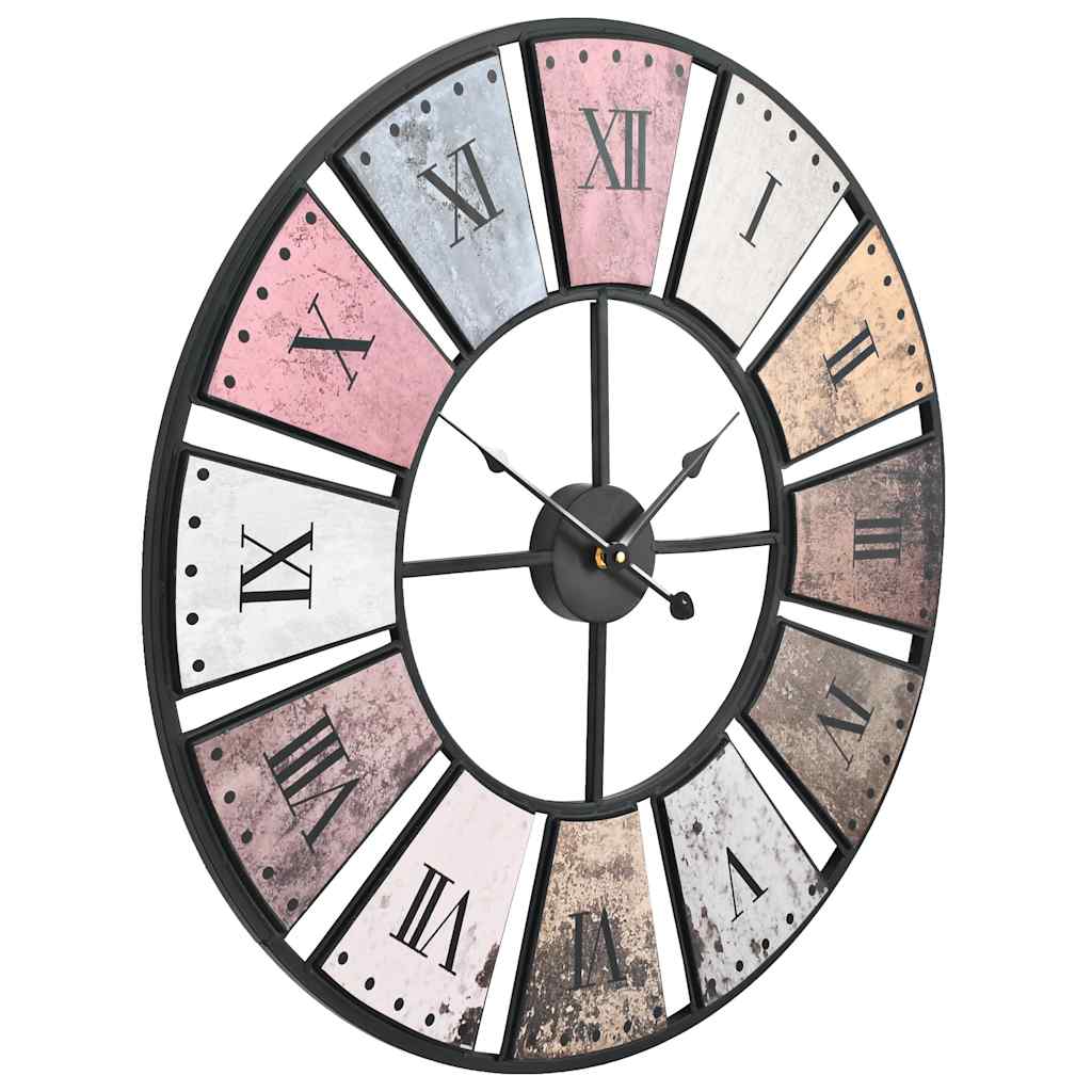 50647 vidaXL Vintage Wall Clock with Quartz Movement 60 cm XXL