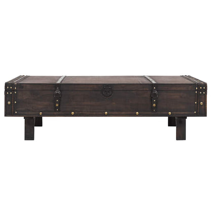 vidaXL Coffee Table Plywood Vintage Style 120x55x35 cm