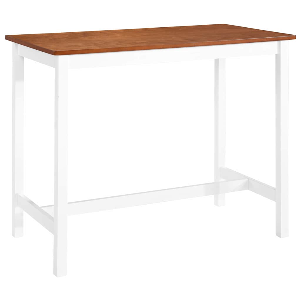 245547 vidaXL Bar Table and Stool Set 3 Pieces Solid Wood