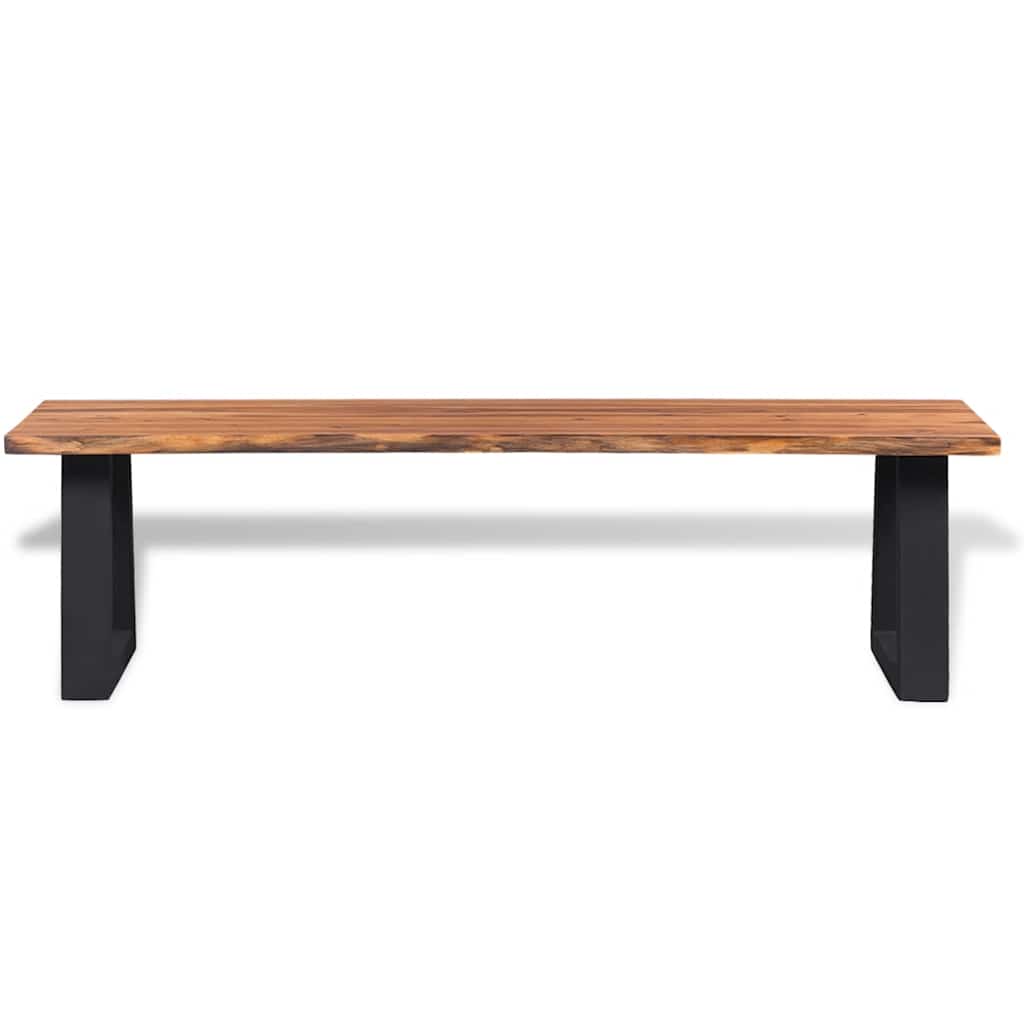 vidaXL Bench Solid Acacia Wood 145 cm
